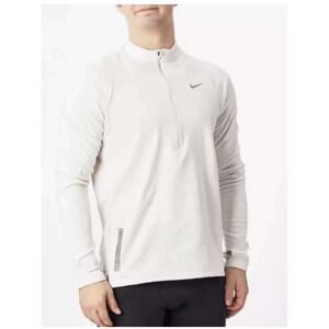 Nike Therma-Fit Run Division Elements 1/2 Zip Pullover Off White Sz M DV9297-030